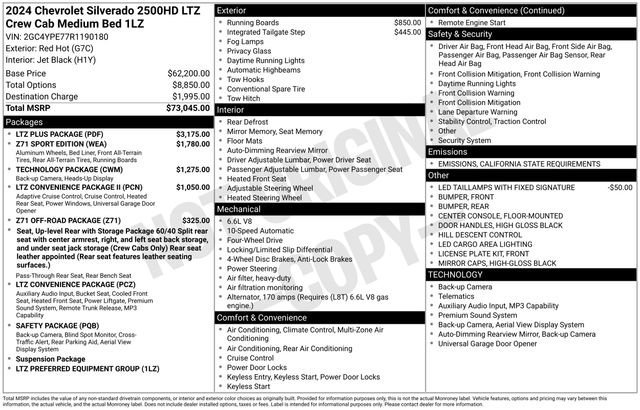 Used 2024 Chevrolet Silverado 2500 LTZ w/ LTZ Plus Package image 38