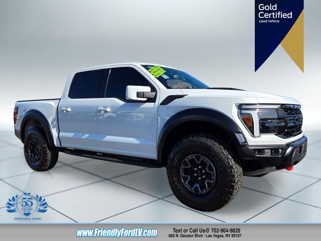 Certified 2025 Ford F150 Raptor w/ Equipment Group 803A Raptor R