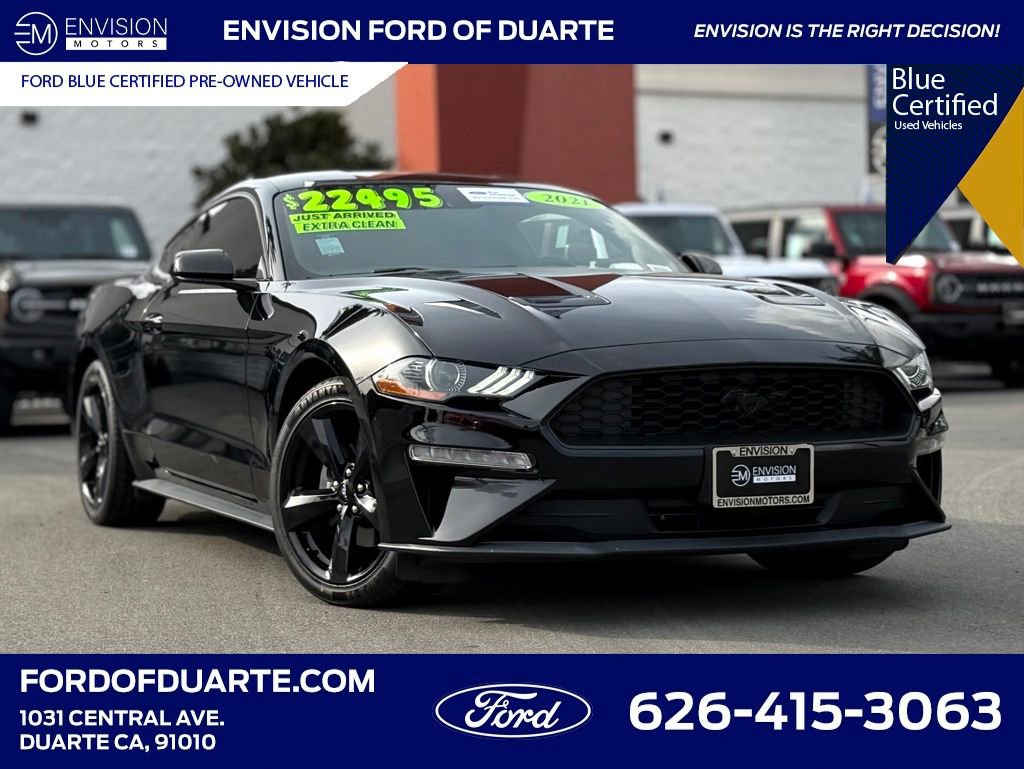 Certified 2021 Ford Mustang Coupe image 1