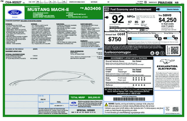Certified 2023 Ford Mustang Mach-E Premium AWD/4WD image 2
