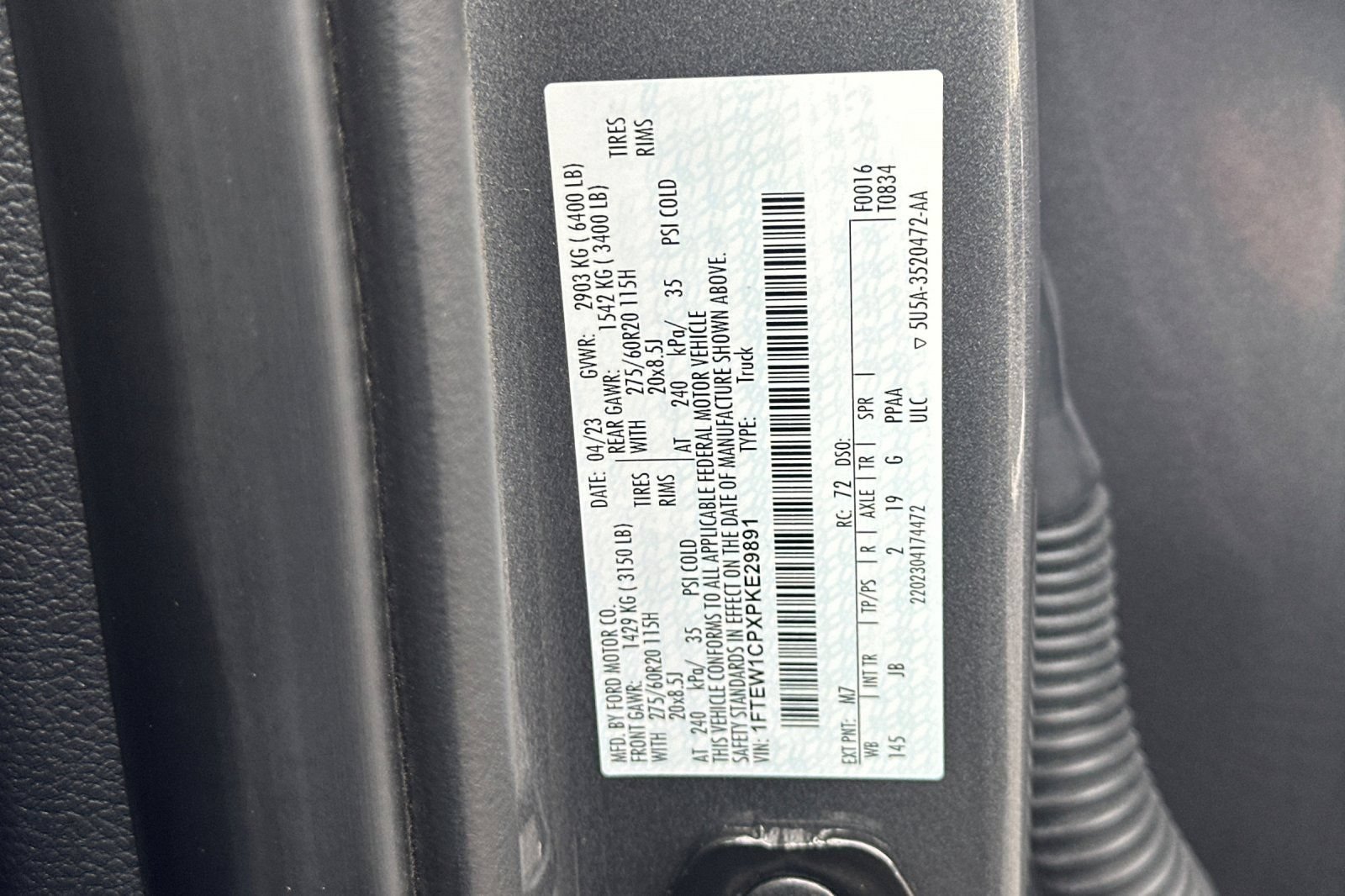 Certified 2023 Ford F150 XL w/ STX Appearance Package RWD image 30