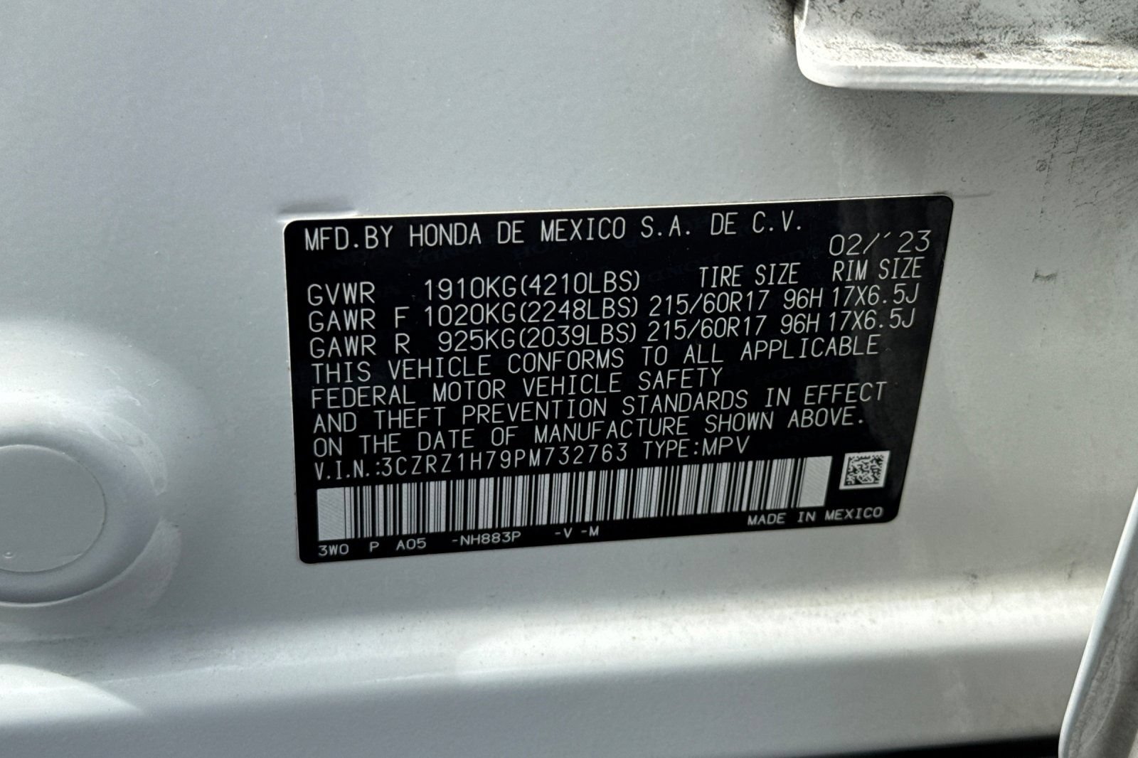 Used 2023 Honda HR-V EX-L image 29