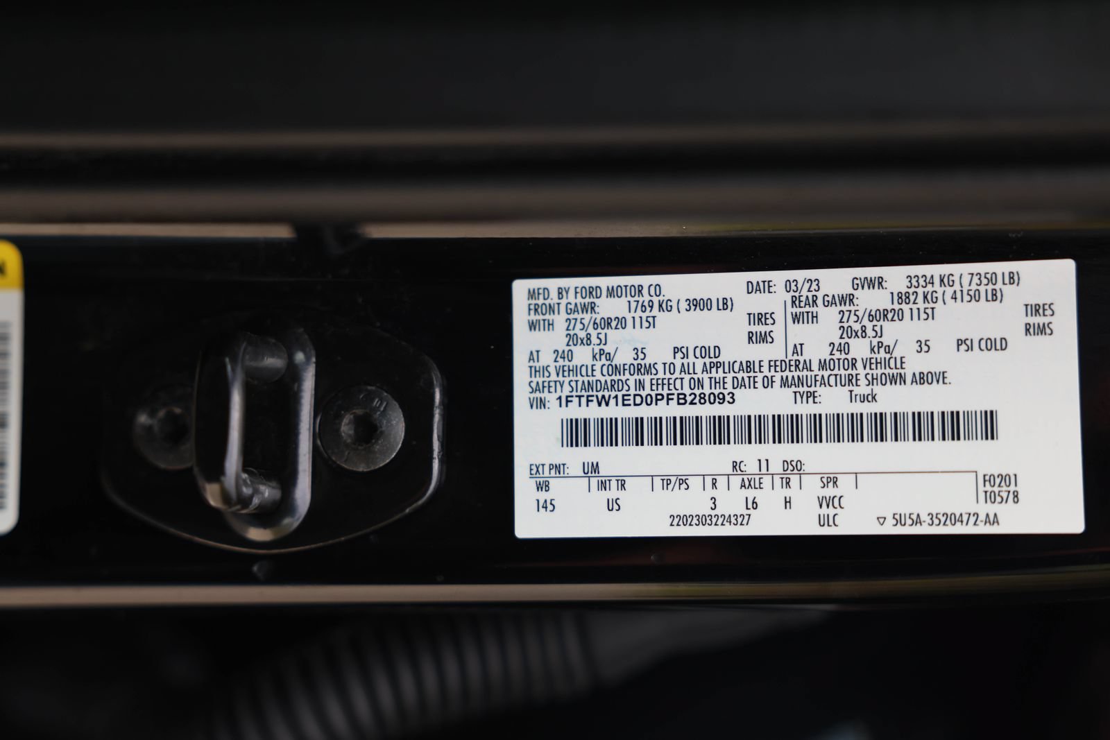 Certified 2023 Ford F150 XLT w/ Equipment Group 302A High AWD/4WD image 38