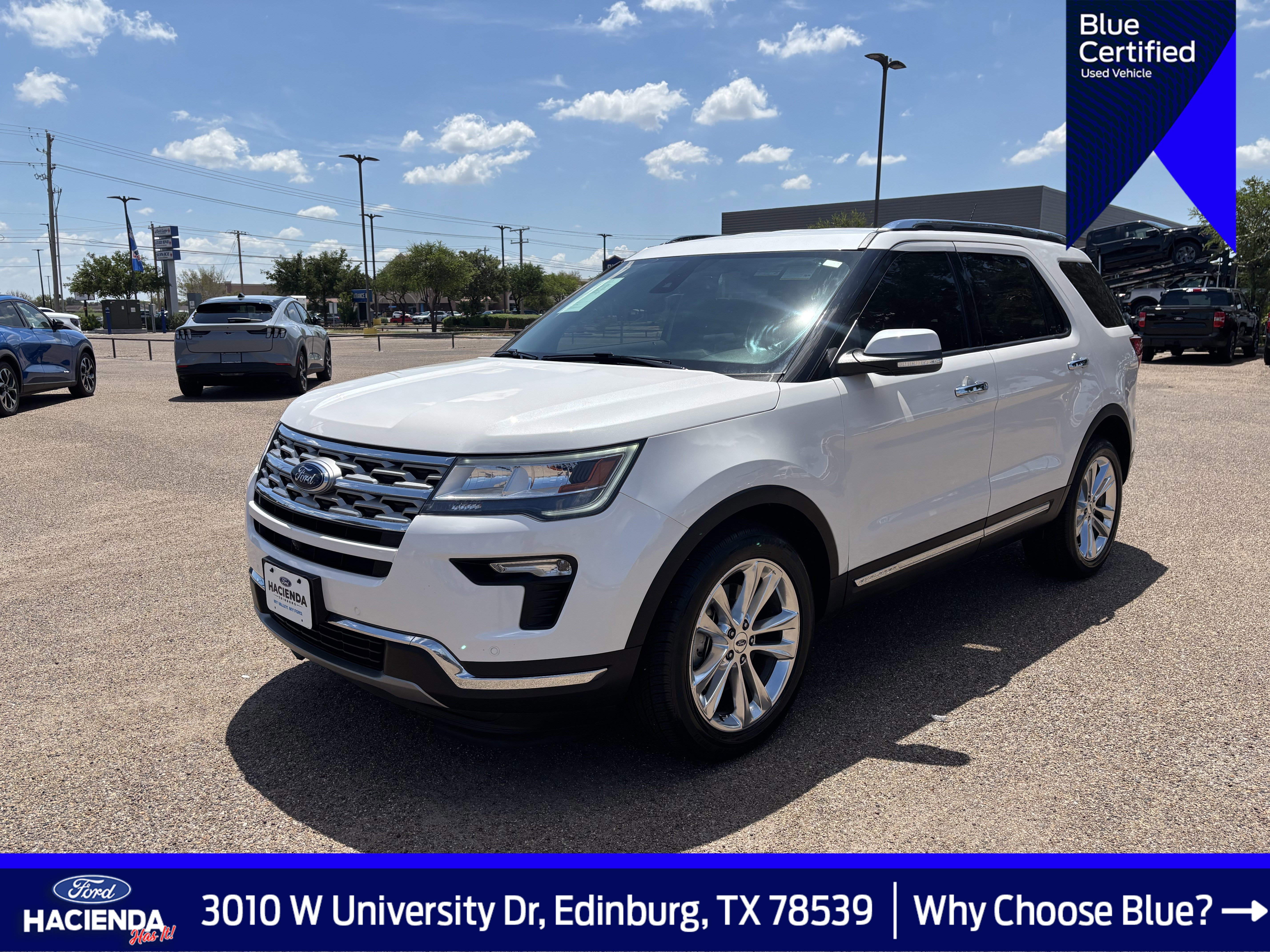 Certified 2019 Ford Explorer Limited w/ Ford Safe & Smart Package