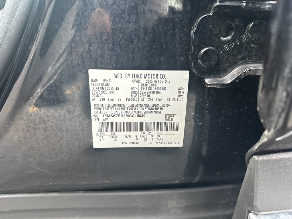 Certified 2021 Ford Explorer Limited w/ Equipment Group 301A RWD image 34