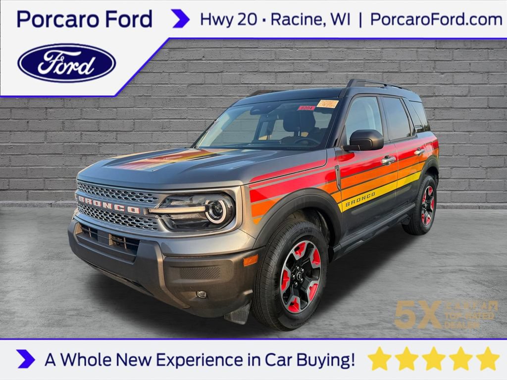 Certified 2025 Ford Bronco Sport Free Wheeling w/ Convenience Package AWD/4WD image 1