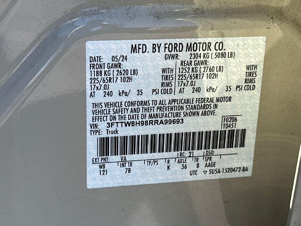 Certified 2024 Ford Maverick XLT FWD image 31