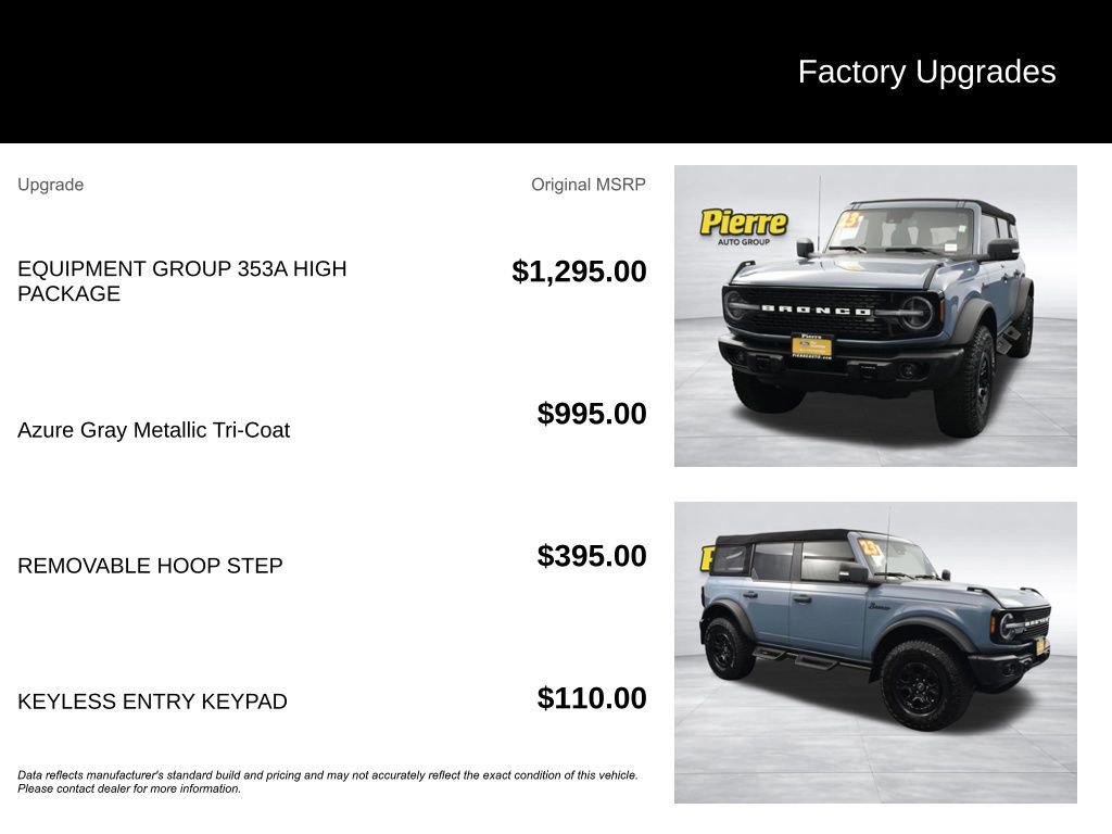 Certified 2023 Ford Bronco Wildtrak image 13