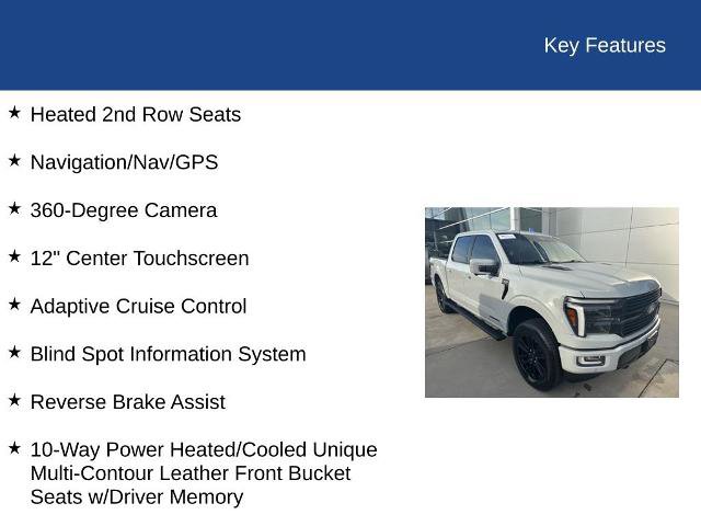 Certified 2024 Ford F150 Platinum w/ FX4 Off-Road Package image 40