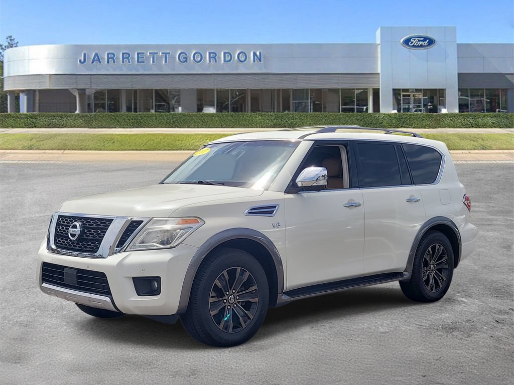 Used 2017 Nissan Armada Platinum w/ Captain Seat Package RWD image 2