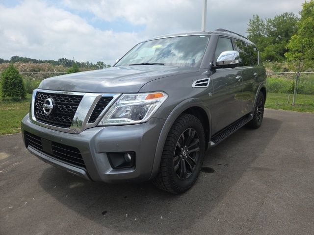 Used 2019 Nissan Armada Platinum w/ Captain's Chairs Package AWD/4WD video 2