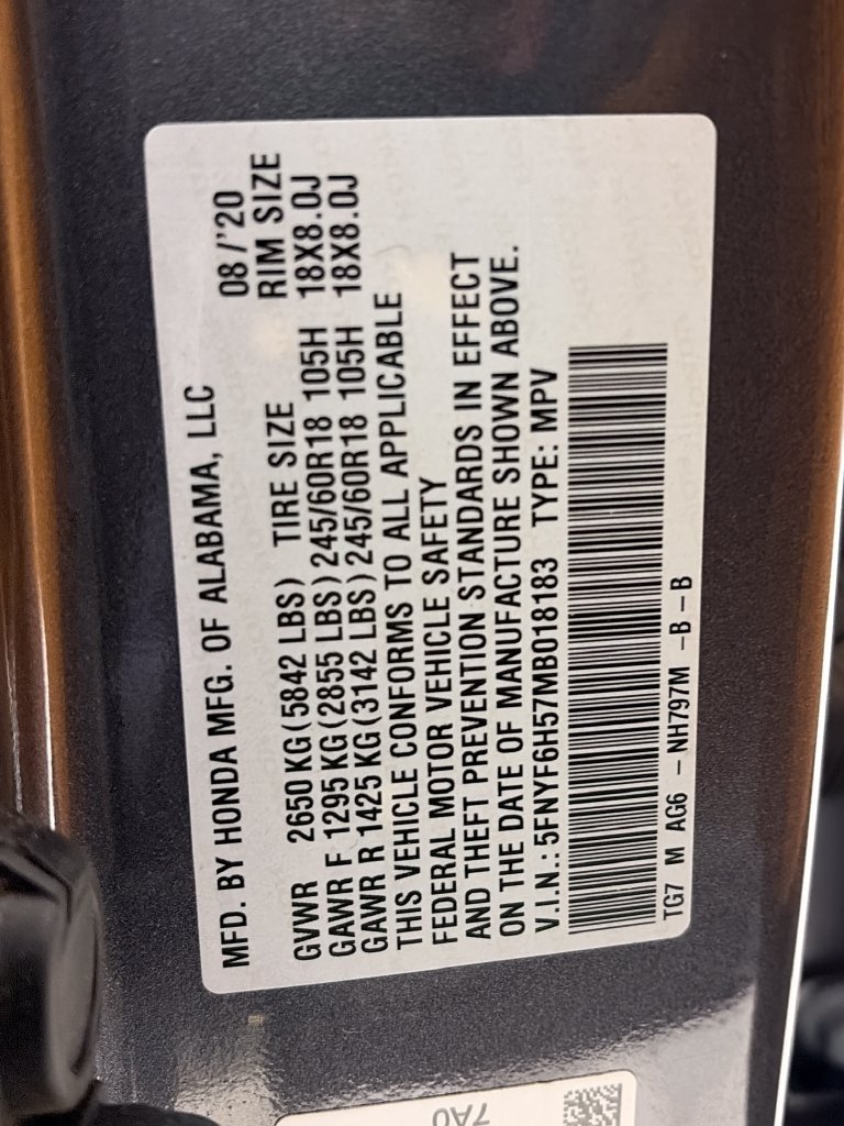 Used 2021 Honda Pilot EX-L image 9