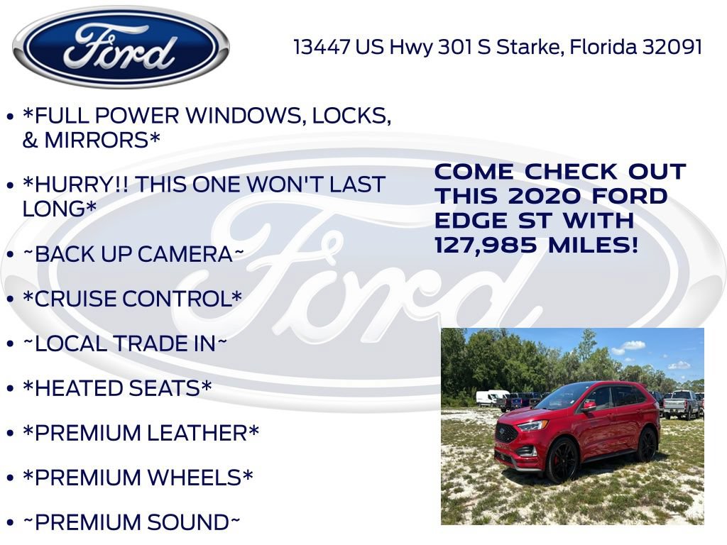 Certified 2020 Ford Edge ST w/ Equipment Group 401A AWD/4WD image 12