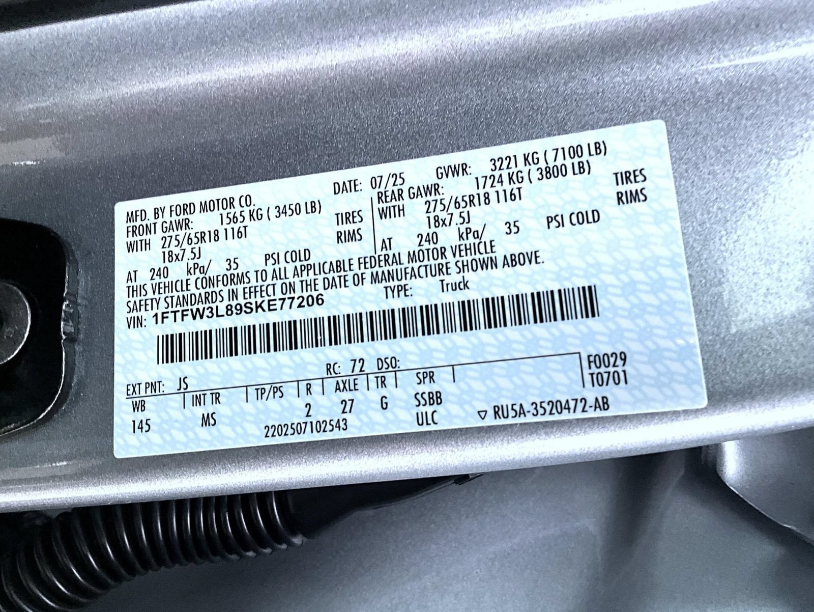 Certified 2025 Ford F150 XLT w/ Equipment Group 301A Standard AWD/4WD image 28