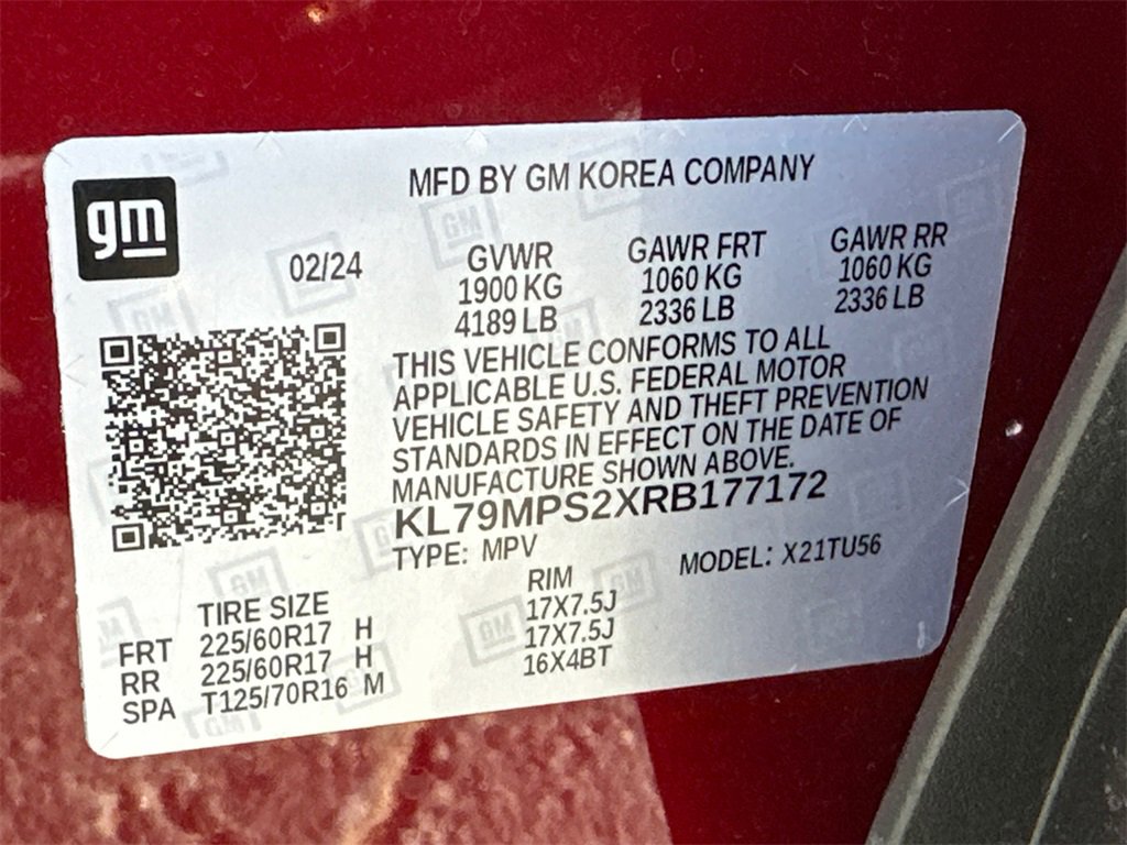 Used 2024 Chevrolet TrailBlazer LT w/ Driver Confidence Package image 31