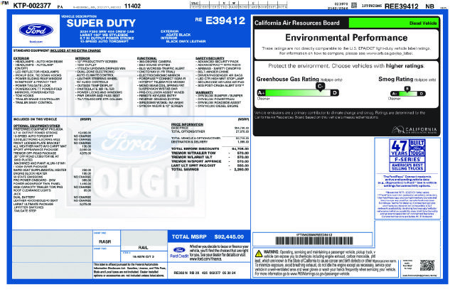 Certified 2024 Ford F250 Lariat w/ Lariat Ultimate Package AWD/4WD image 3