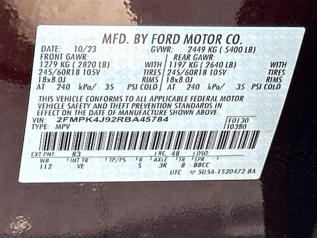Certified 2024 Ford Edge SEL w/ Convenience Package AWD/4WD image 40