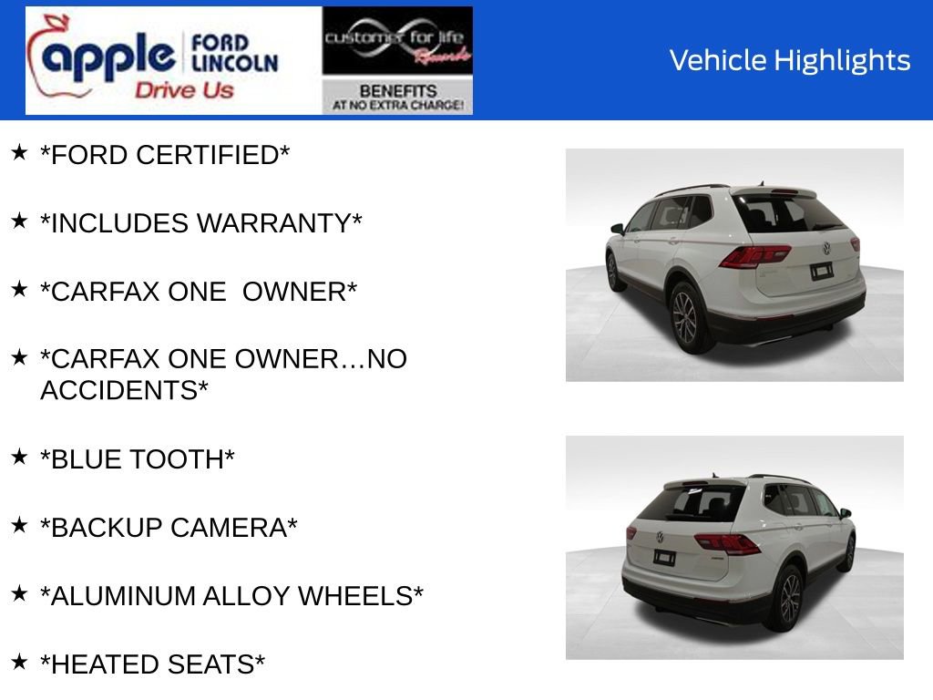 Used 2020 Volkswagen Tiguan SE w/ 3rd Row Seat Package image 10