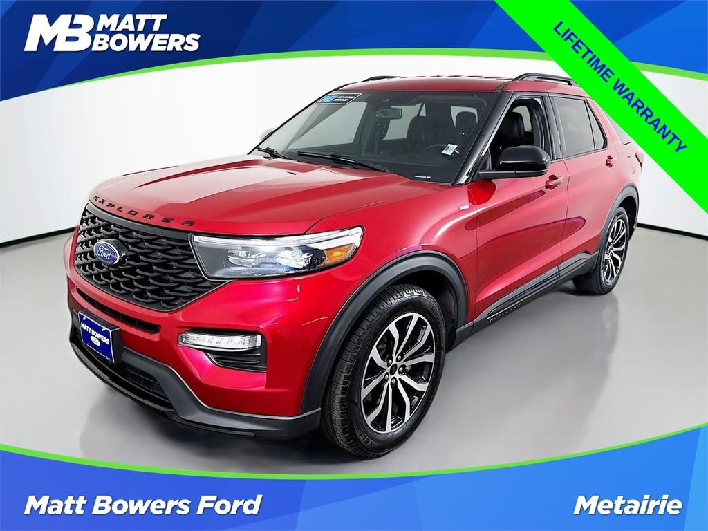 Certified 2022 Ford Explorer ST-Line w/ Class IV Trailer Tow Package