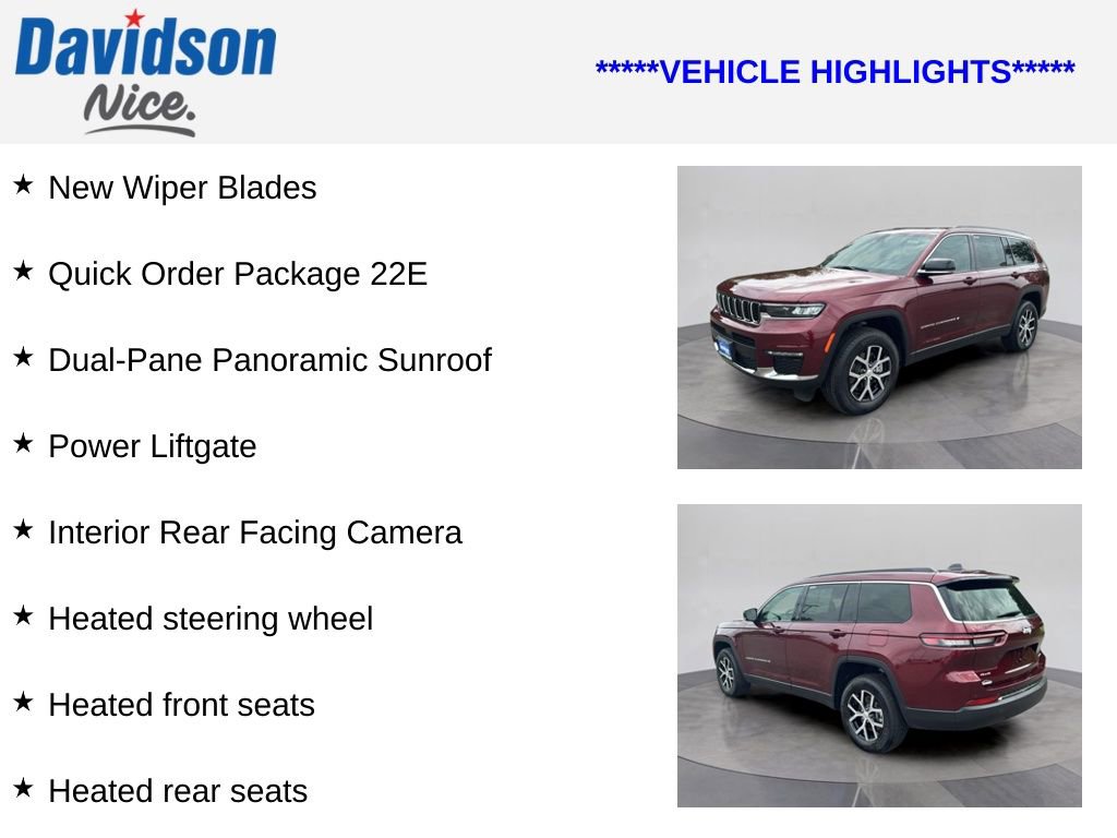 Used 2025 Jeep Grand Cherokee L Limited image 4