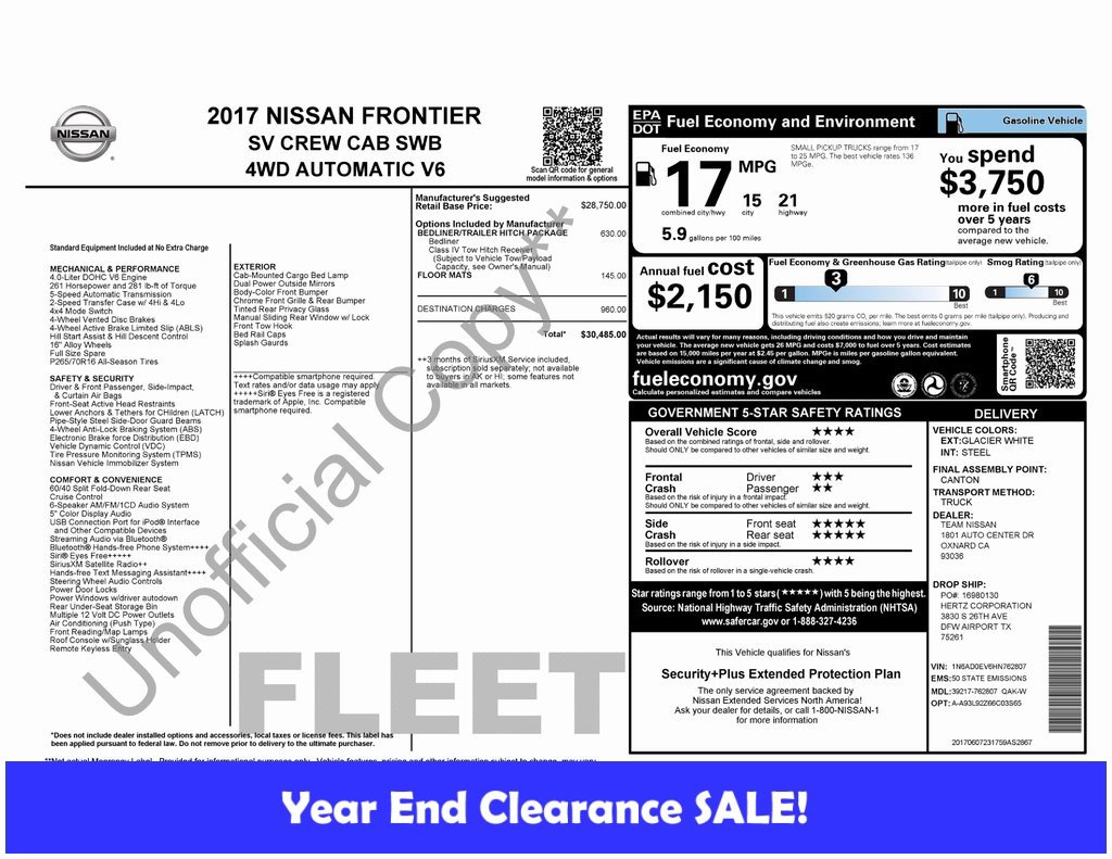 Used 2017 Nissan Frontier SV