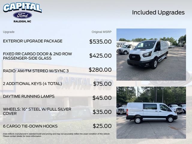 Certified 2025 Ford Transit 250 Low Roof w/ Exterior Upgrade Package RWD image 3