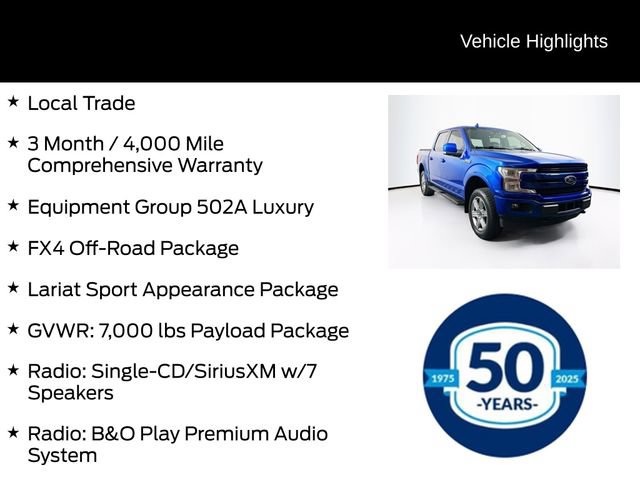 Certified 2018 Ford F150 Lariat w/ Equipment Group 502A Luxury AWD/4WD image 6
