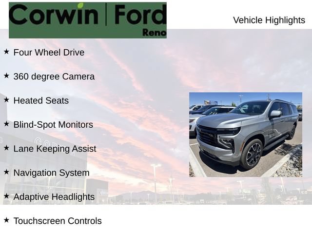 Used 2025 Chevrolet Suburban RST w/ Comfort Package AWD/4WD image 8