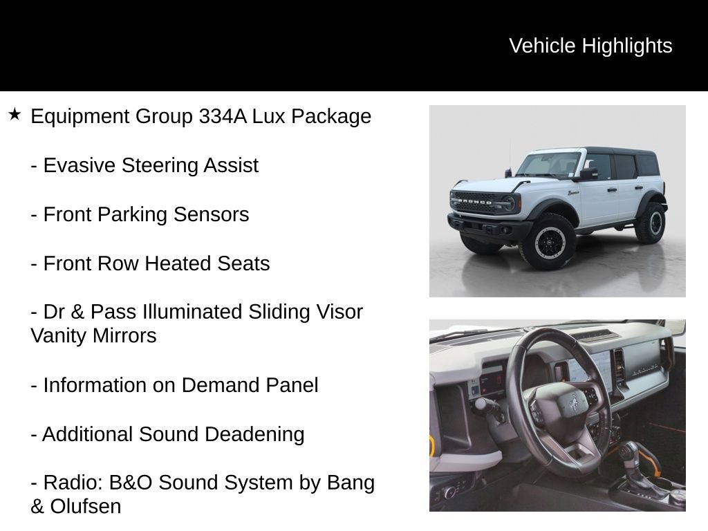 Certified 2022 Ford Bronco Badlands image 11