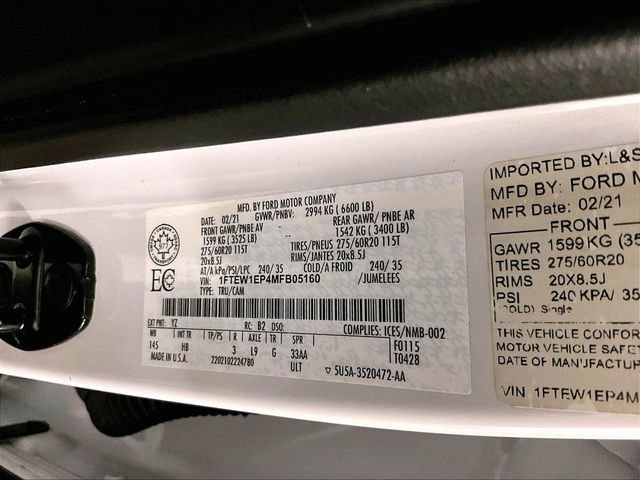 Certified 2021 Ford F150 Lariat w/ Equipment Group 502A High AWD/4WD image 33