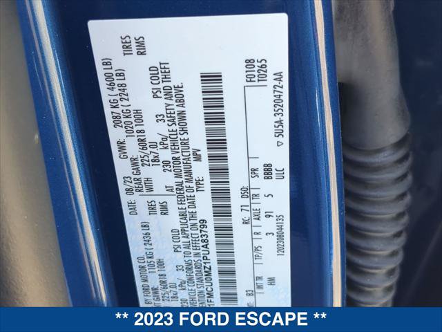 Certified 2023 Ford Escape ST-Line w/ Equipment Group 301A FWD image 24