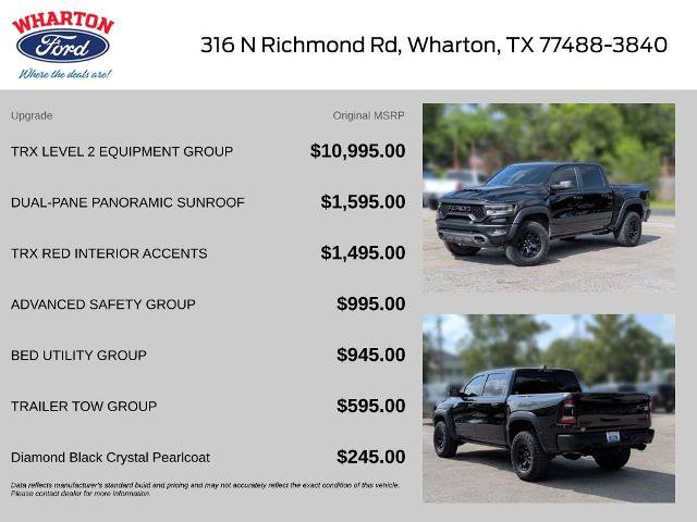 Used 2024 RAM 1500 TRX w/ TRX Level 2 Equipment Group AWD/4WD image 2