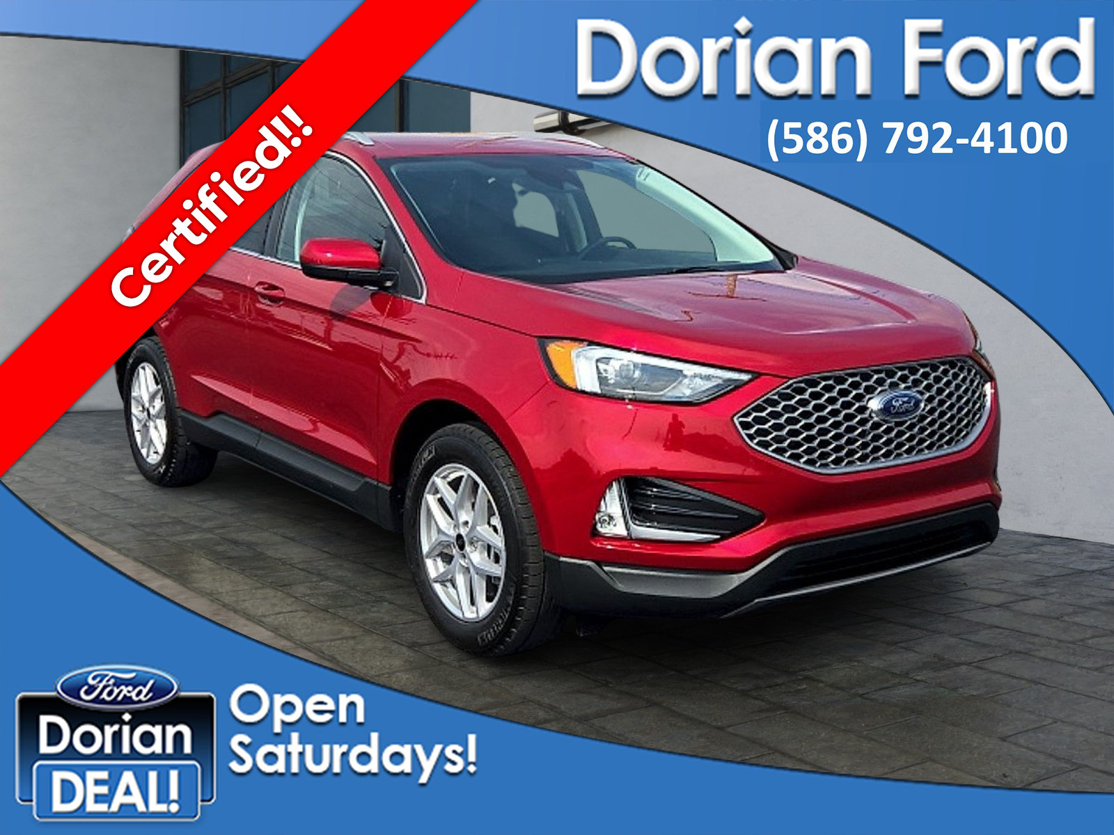 Certified 2024 Ford Edge SEL w/ Convenience Package