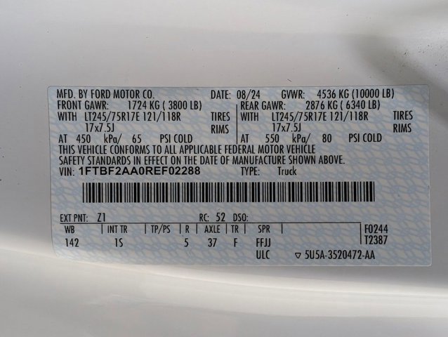 Certified 2024 Ford F250 XL image 9
