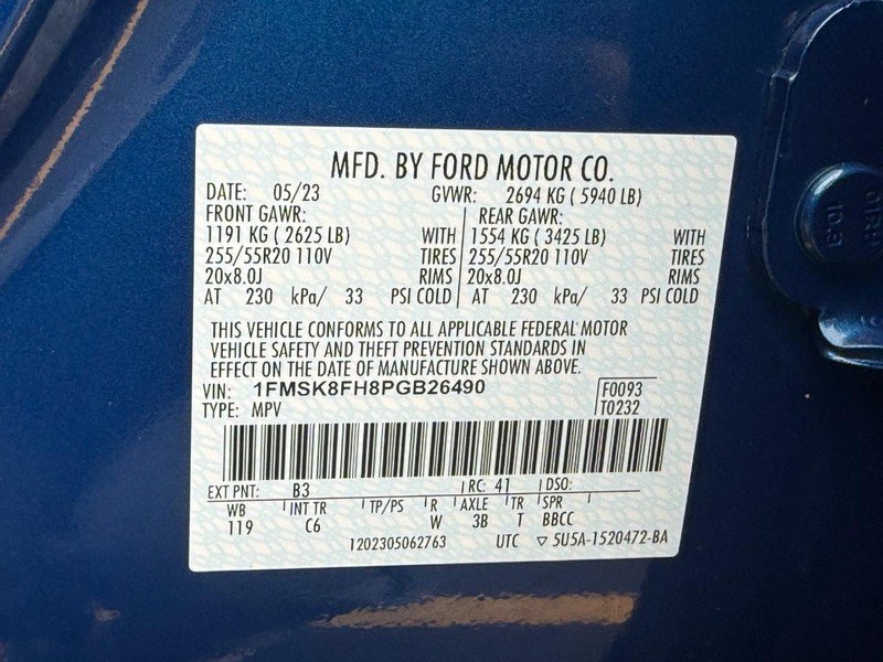Certified 2023 Ford Explorer Limited w/ Equipment Group 301A AWD/4WD image 31