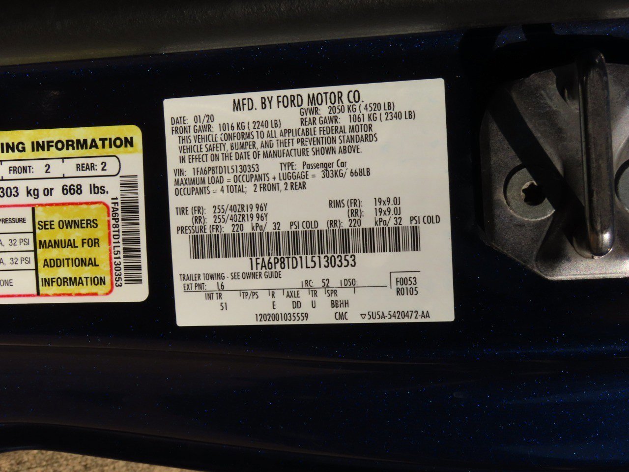 Certified 2020 Ford Mustang Premium w/ 2.3L High Performance Package image 23