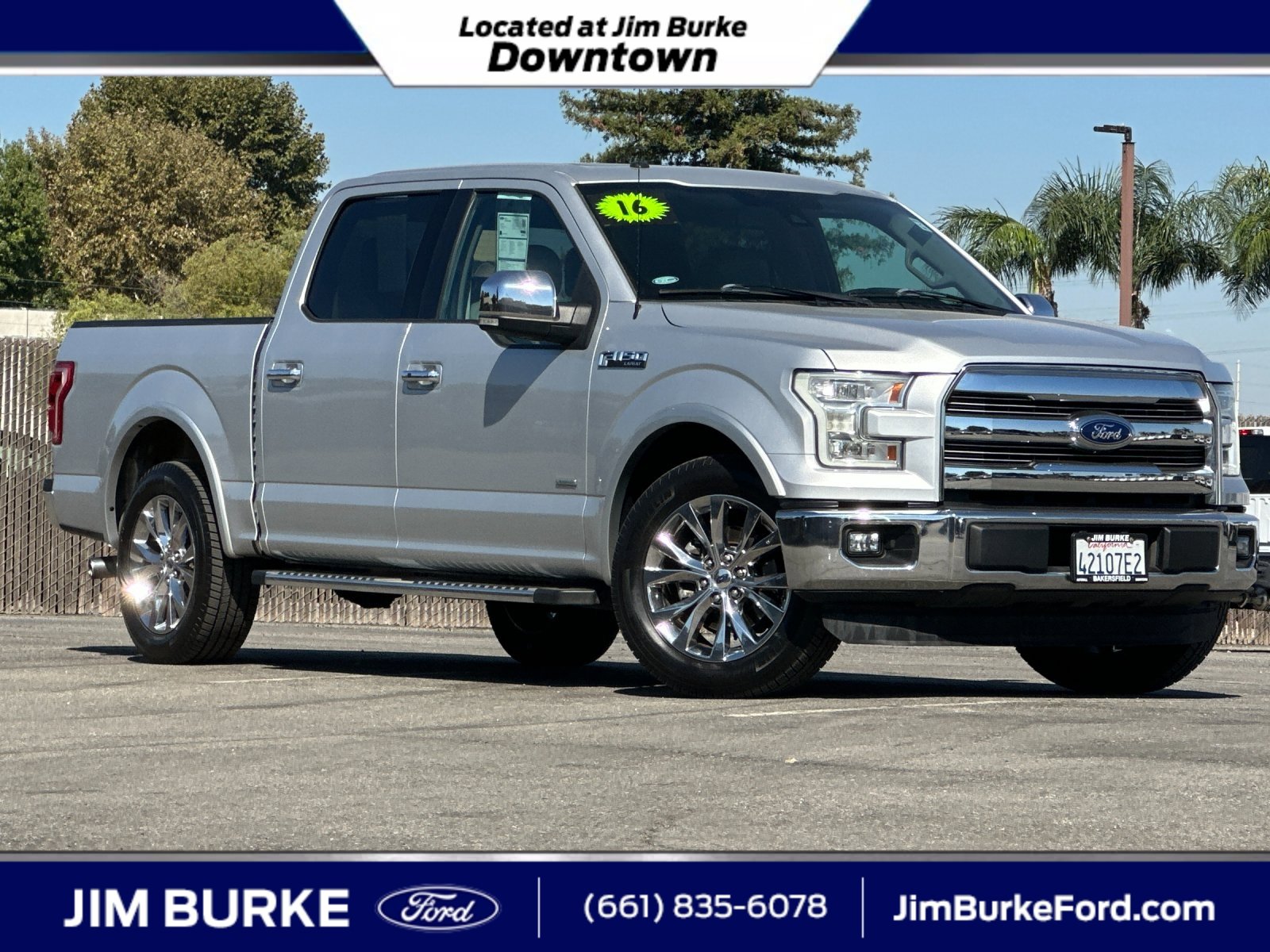 Certified 2016 Ford F150 Lariat w/ Equipment Group 502A Luxury