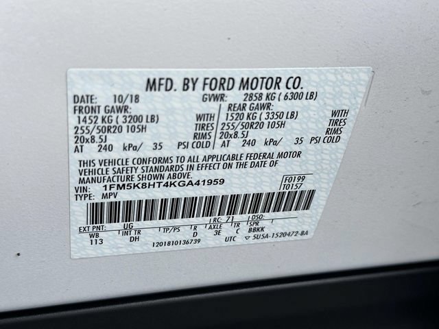 Certified 2019 Ford Explorer Platinum AWD/4WD image 19