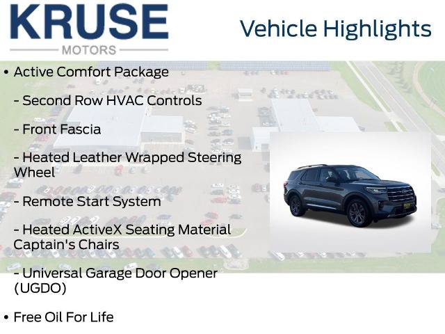 Certified 2025 Ford Explorer Active w/ Active Comfort Package AWD/4WD image 11