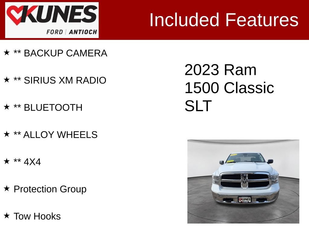 Used 2023 RAM 1500 Classic SLT w/ Protection Group AWD/4WD image 3