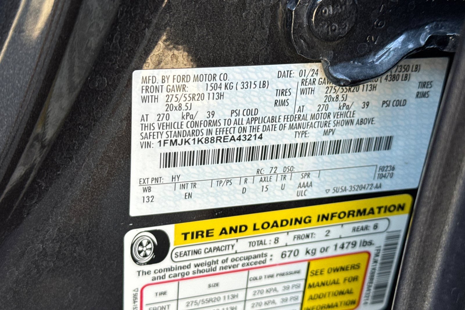Certified 2024 Ford Expedition Max Limited RWD image 58