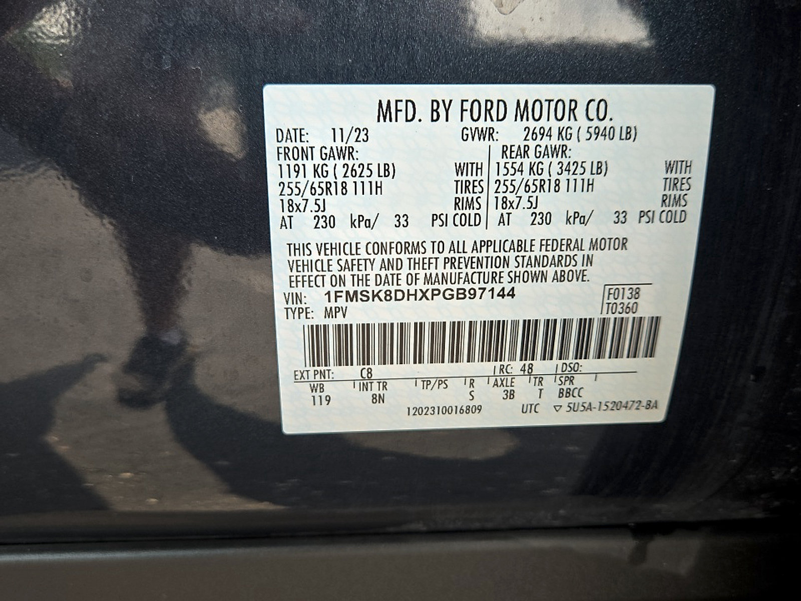 Certified 2023 Ford Explorer XLT AWD/4WD image 25