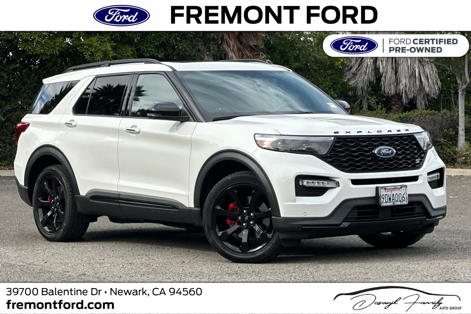 Certified 2022 Ford Explorer ST w/ Equipment Group 401A