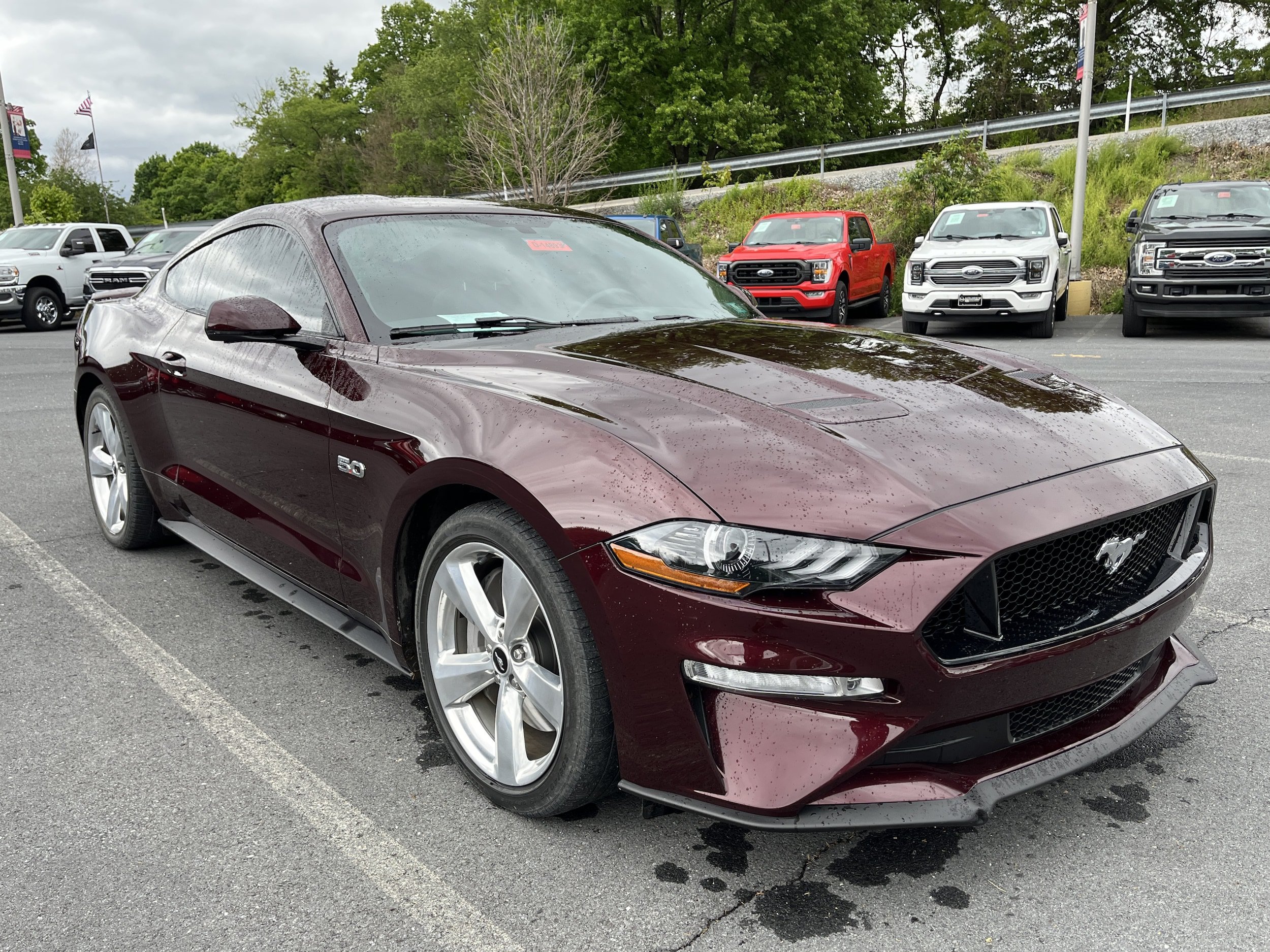 Certified 2018 Ford Mustang GT Premium w/ Enhanced Security Package RWD image 3