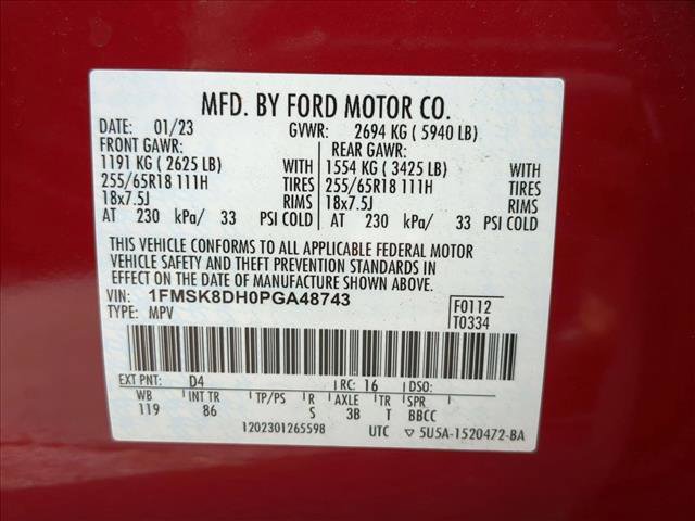 Certified 2023 Ford Explorer XLT image 22