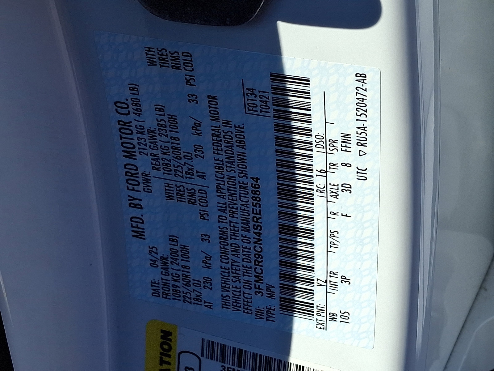 Certified 2025 Ford Bronco Sport Outer Banks w/ Outer Banks Tech Package+ image 30