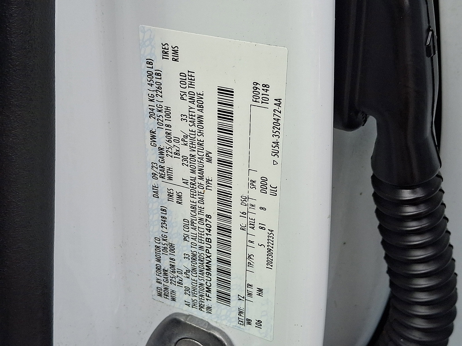 Certified 2023 Ford Escape ST-Line w/ Tech Pack #1 image 28