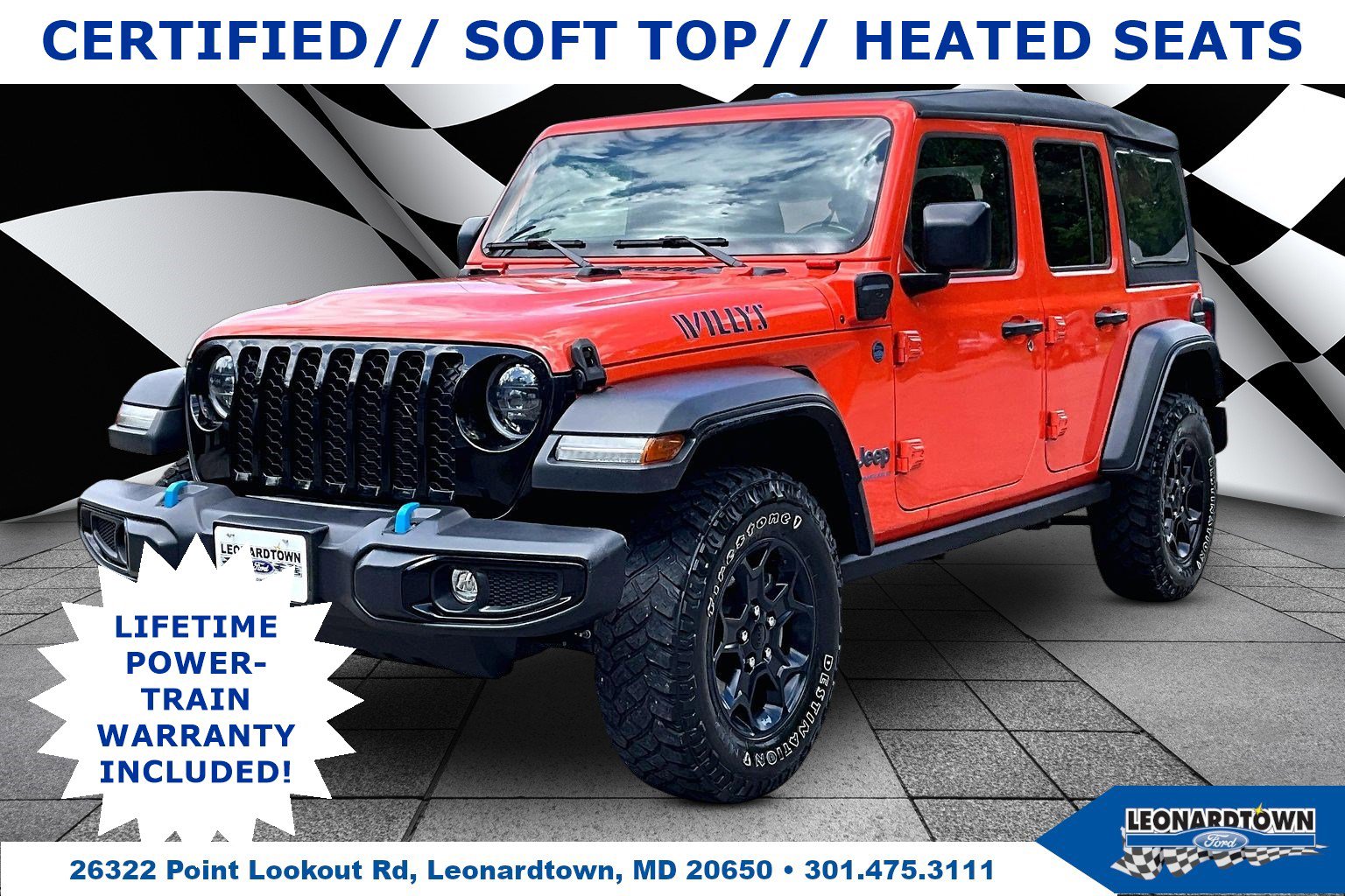 Used 2023 Jeep Wrangler Unlimited w/ Cold Weather Group