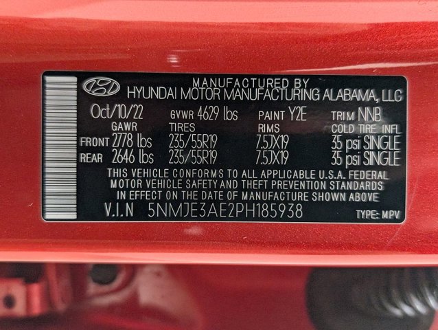 Used 2023 Hyundai Tucson Limited w/ Cargo Package image 10