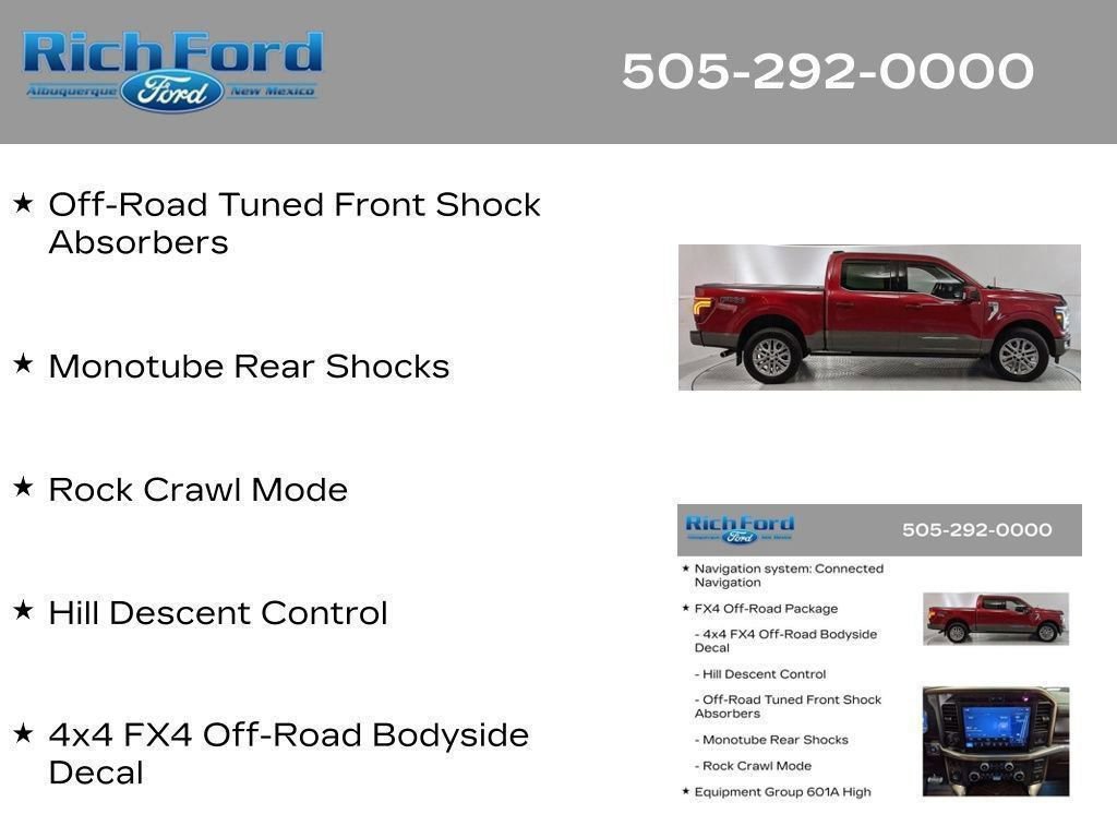 Certified 2025 Ford F150 King Ranch w/ FX4 Off-Road Package AWD/4WD image 58